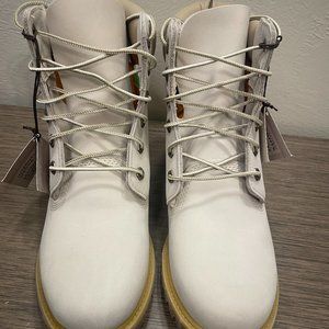Timberland 8228A Women's Premium Cream Boots Size 10 M US